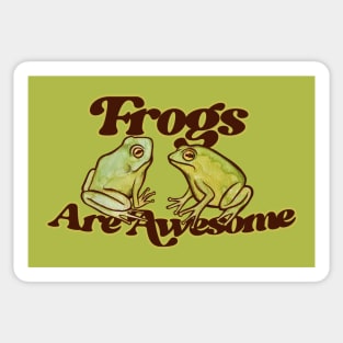 Frogs Are Awesome Sticker